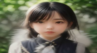 无翼鸟萌系本子漫画封面，Q版大眼睛角色，糖果色系背景，日常生活场景，可爱萌系画风